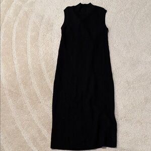 Aritzia Black Sleeveless Maxi Dress